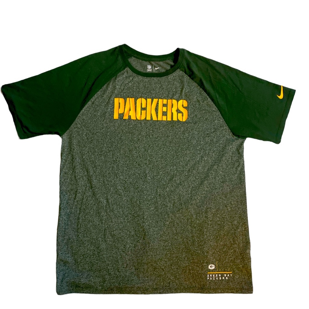 Green Bay Packers Nike Tee Shirt - Picture 1 of 5